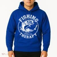 Fishing Cheaper Than Therapy Hoodie thumb 2