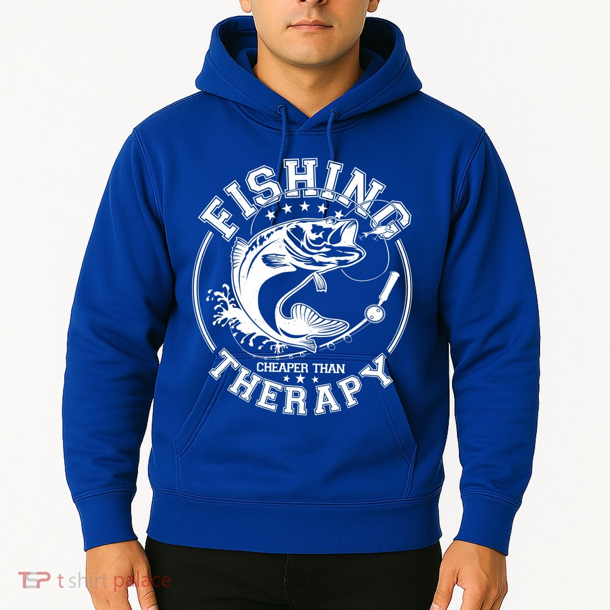 Fishing Cheaper Than Therapy Hoodie