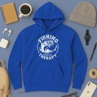 Fishing Cheaper Than Therapy Hoodie thumb 3