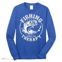 Fishing Cheaper Than Therapy Long Sleeve Shirt thumb 0