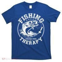 Fishing Cheaper Than Therapy T-Shirt thumb 0