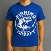 Fishing Cheaper Than Therapy T-Shirt thumb 3