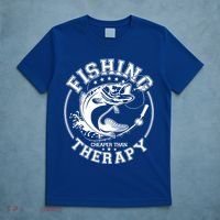 Fishing Cheaper Than Therapy T-Shirt thumb 5