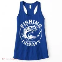 Fishing Cheaper Than Therapy Women's Tank Top thumb 0