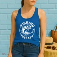 Fishing Cheaper Than Therapy Women's Tank Top thumb 2