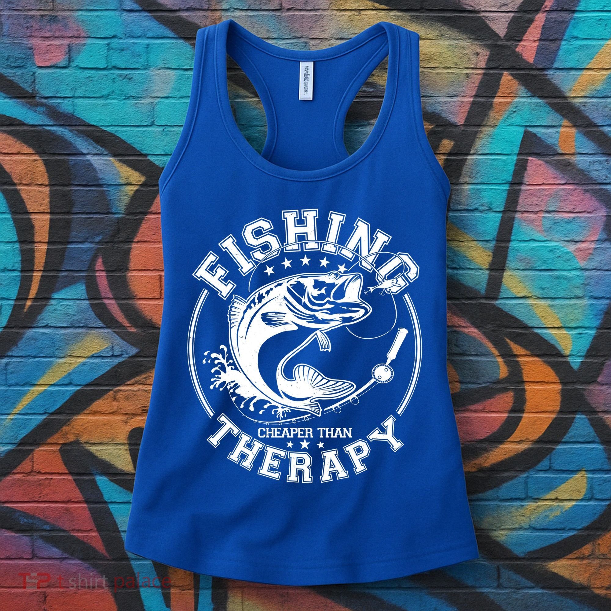 Fishing Cheaper Than Therapy Women's Tank Top