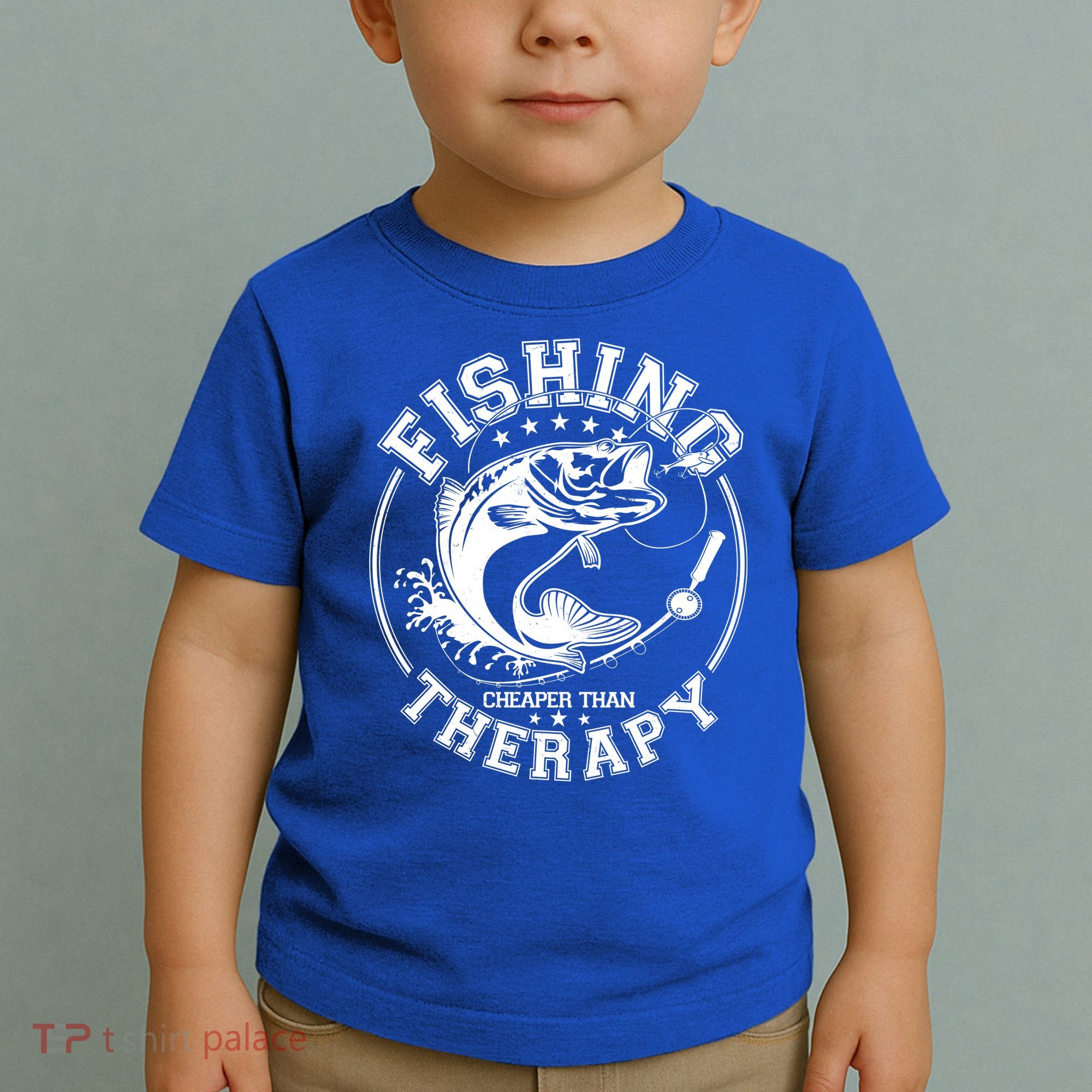 Fishing Cheaper Than Therapy Toddler T-Shirt