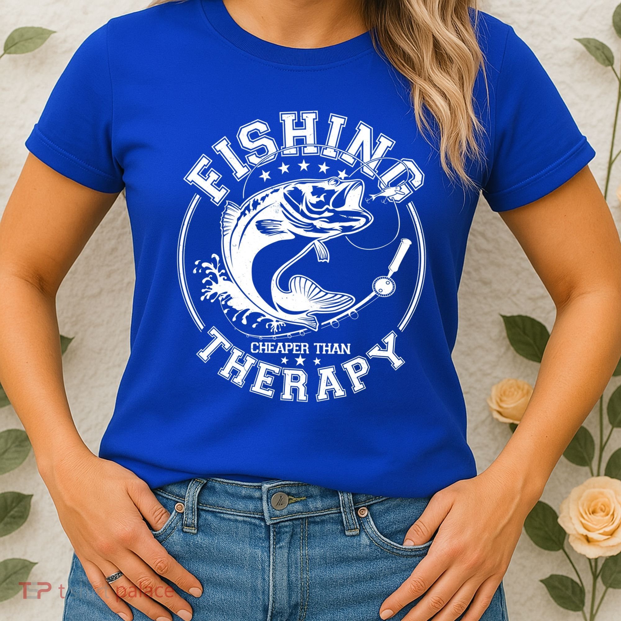 Fishing Cheaper Than Therapy Women's T-Shirt