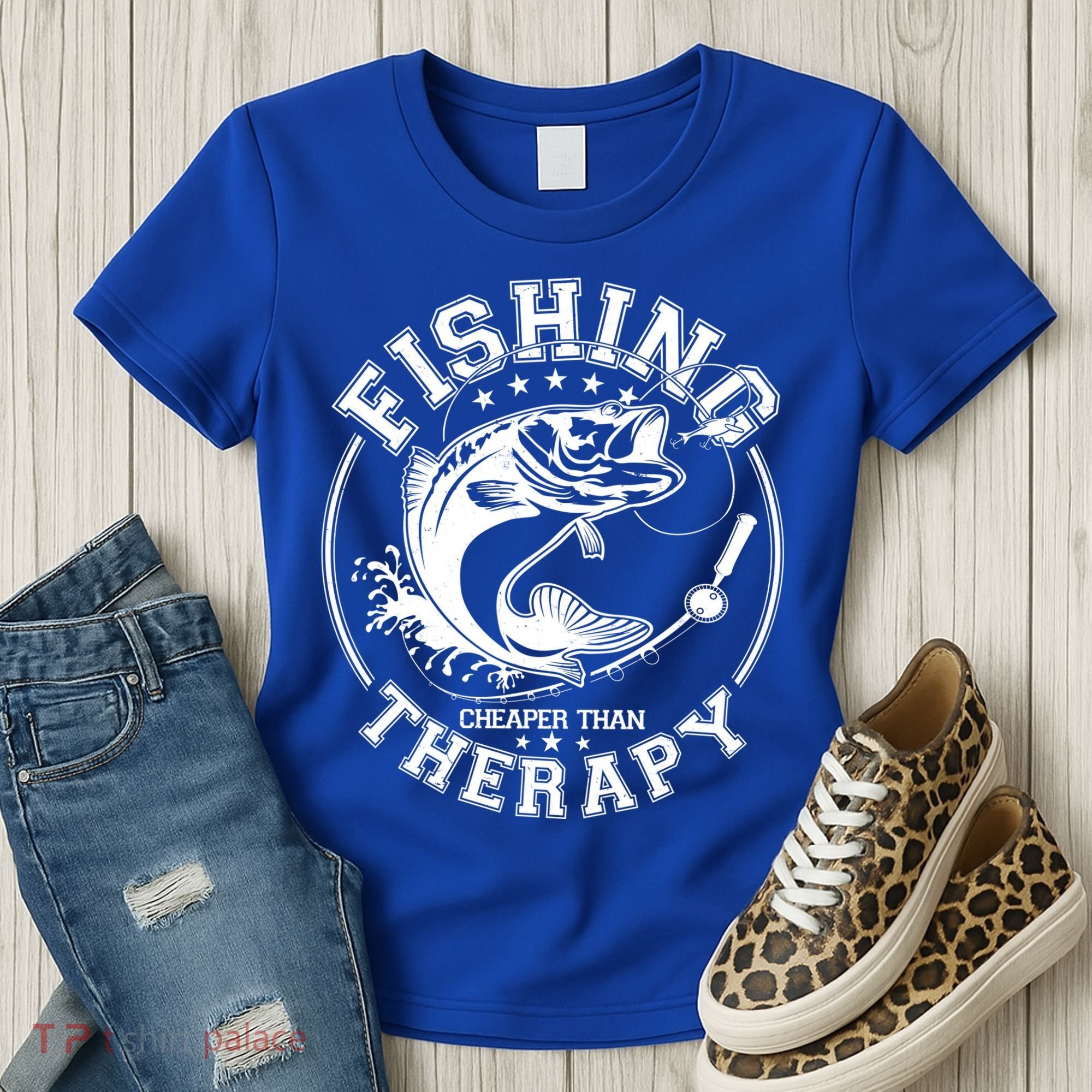 Fishing Cheaper Than Therapy Women's T-Shirt
