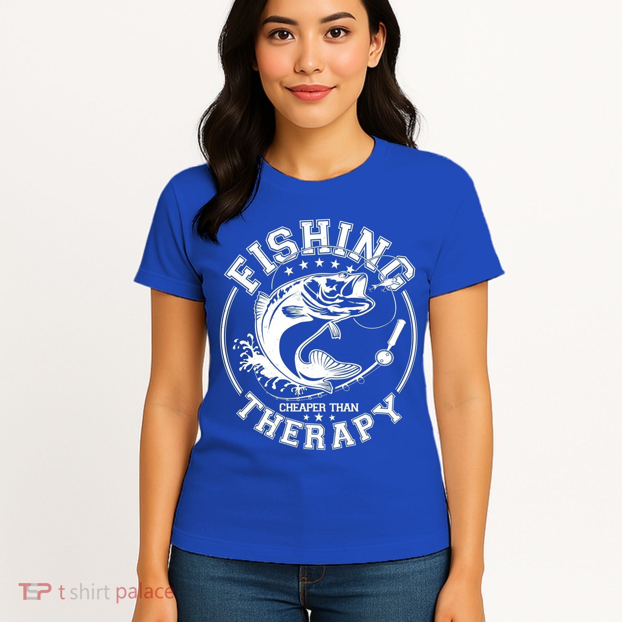 Fishing Cheaper Than Therapy Women's T-Shirt