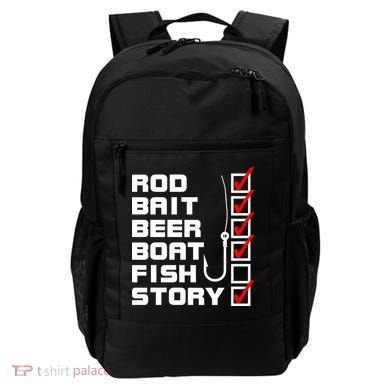Fishing Check list Everything Checked But Fish Backpack