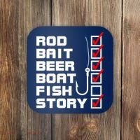 Fishing Check list Everything Checked But Fish Coaster thumb 0