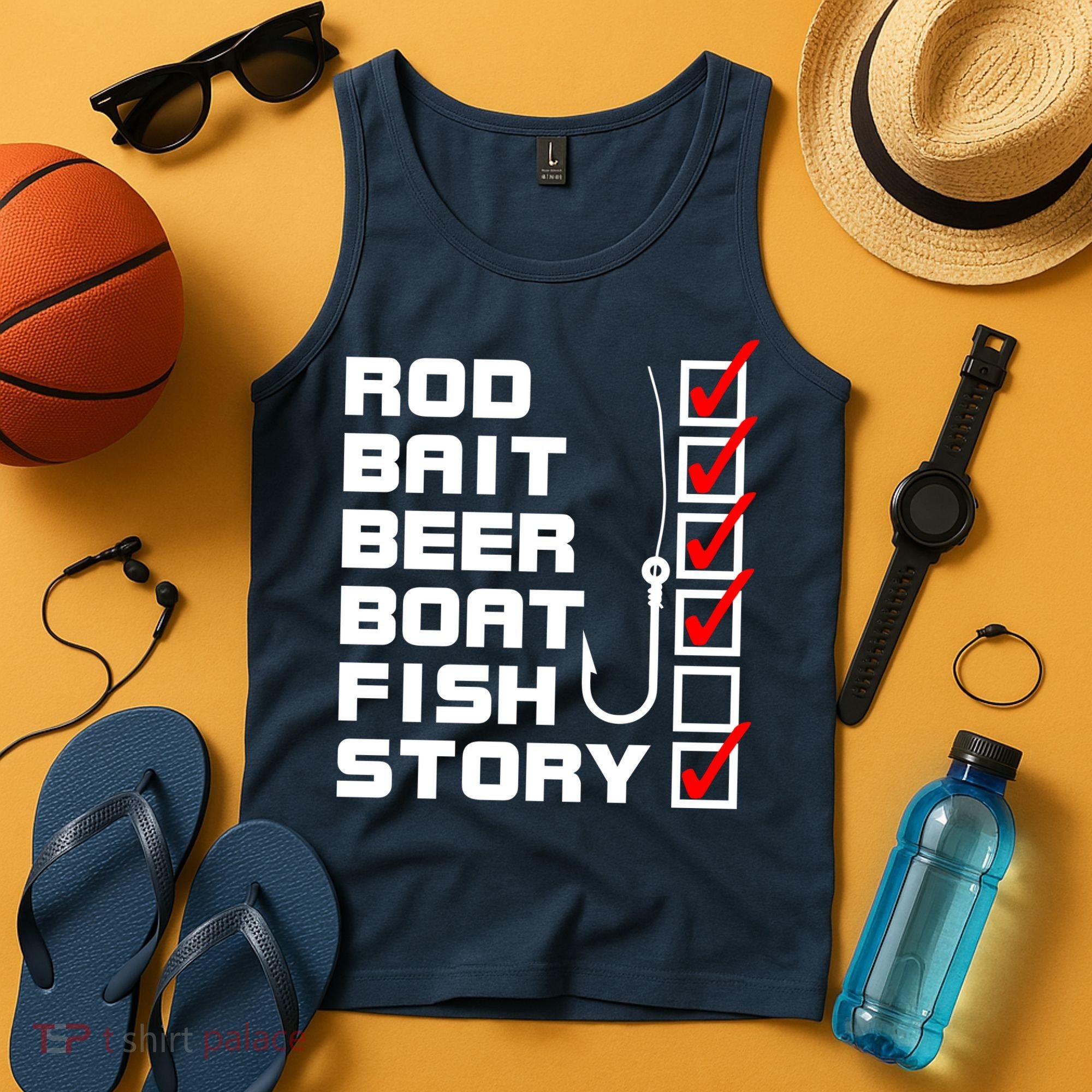 Fishing Check list Everything Checked But Fish Tank Top