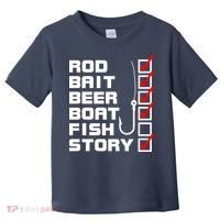 Fishing Check list Everything Checked But Fish Toddler T-Shirt thumb 0
