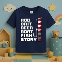 Fishing Check list Everything Checked But Fish Toddler T-Shirt thumb 3