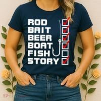 Fishing Check list Everything Checked But Fish Women's T-Shirt thumb 2