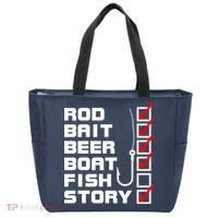 Fishing Check list Everything Checked But Fish Tote Bag thumb 0