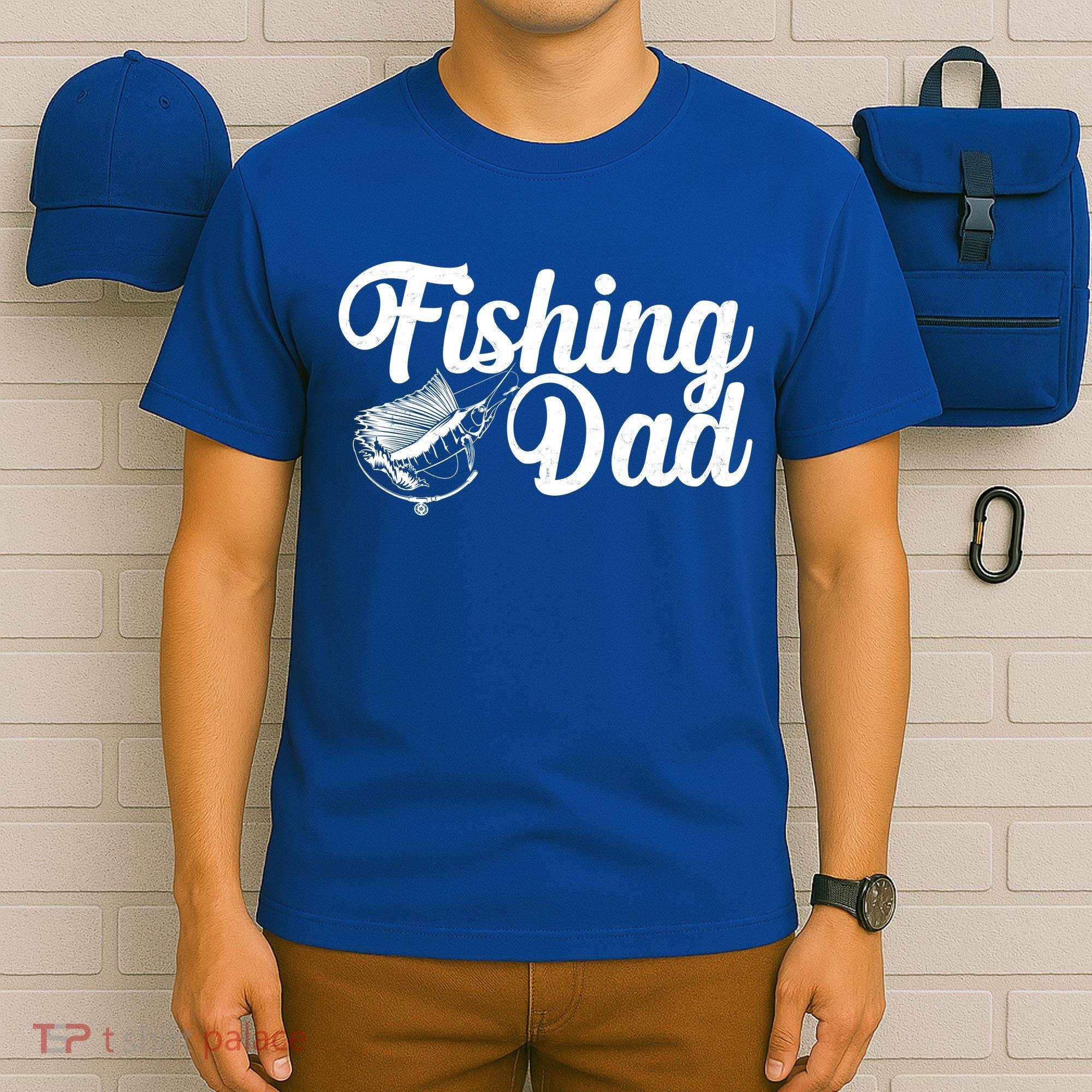 Fishing Dad Father's Day Fishing Fan T-Shirt