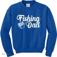 Fishing Dad Father's Day Fishing Fan Kids Sweatshirt thumb 0