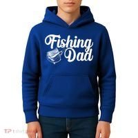 Fishing Dad Father's Day Fishing Fan Kids Hoodie thumb 4