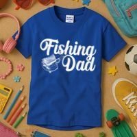 Fishing Dad Father's Day Fishing Fan Kids T-Shirt thumb 3