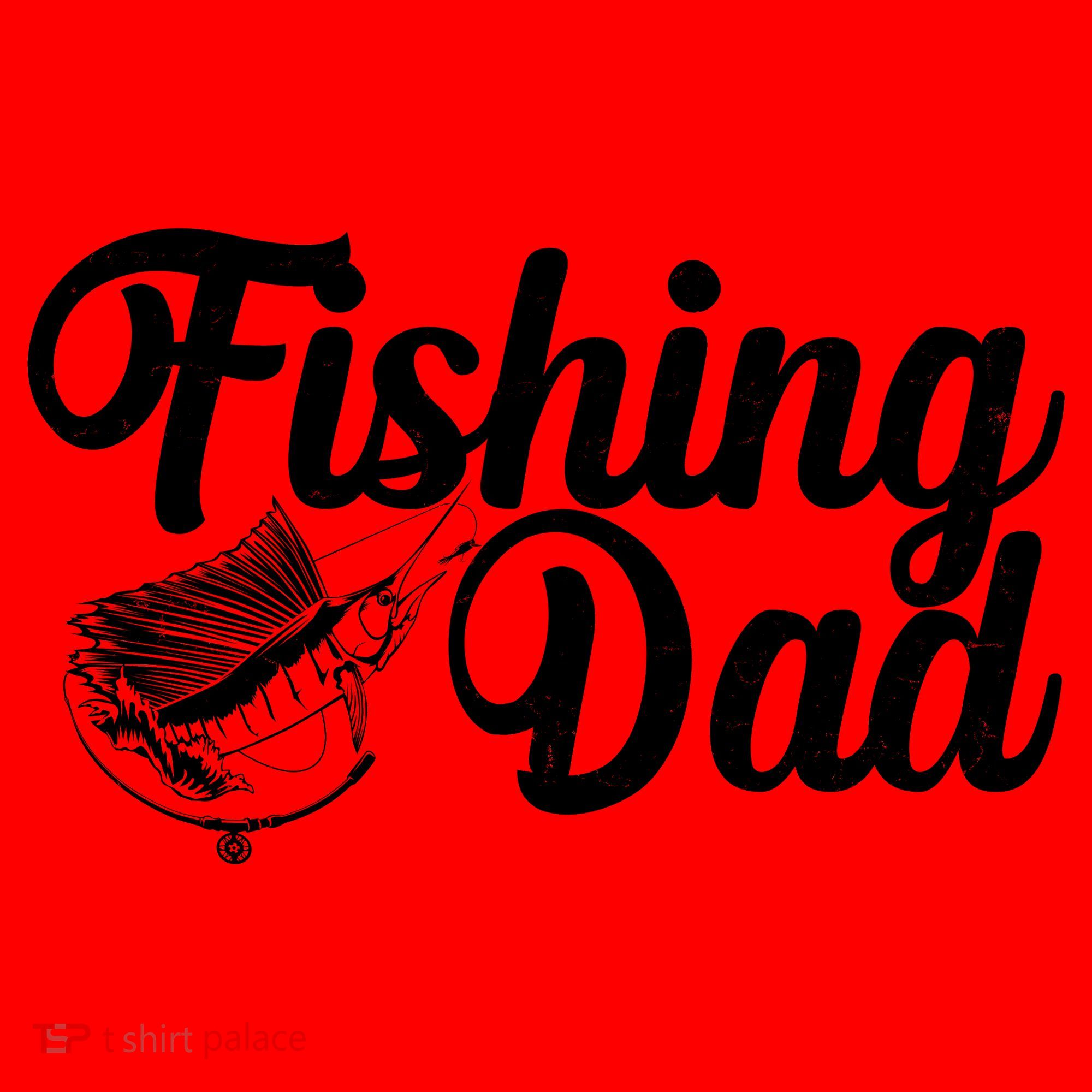 Fishing Dad Father's Day Fishing Fan Santa Hat