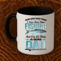 Fishing Dad: There Aren't Many Things I Love More Coffee Mug thumb 2