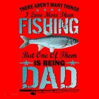 Fishing Dad: There Aren't Many Things I Love More Santa Hat thumb 1
