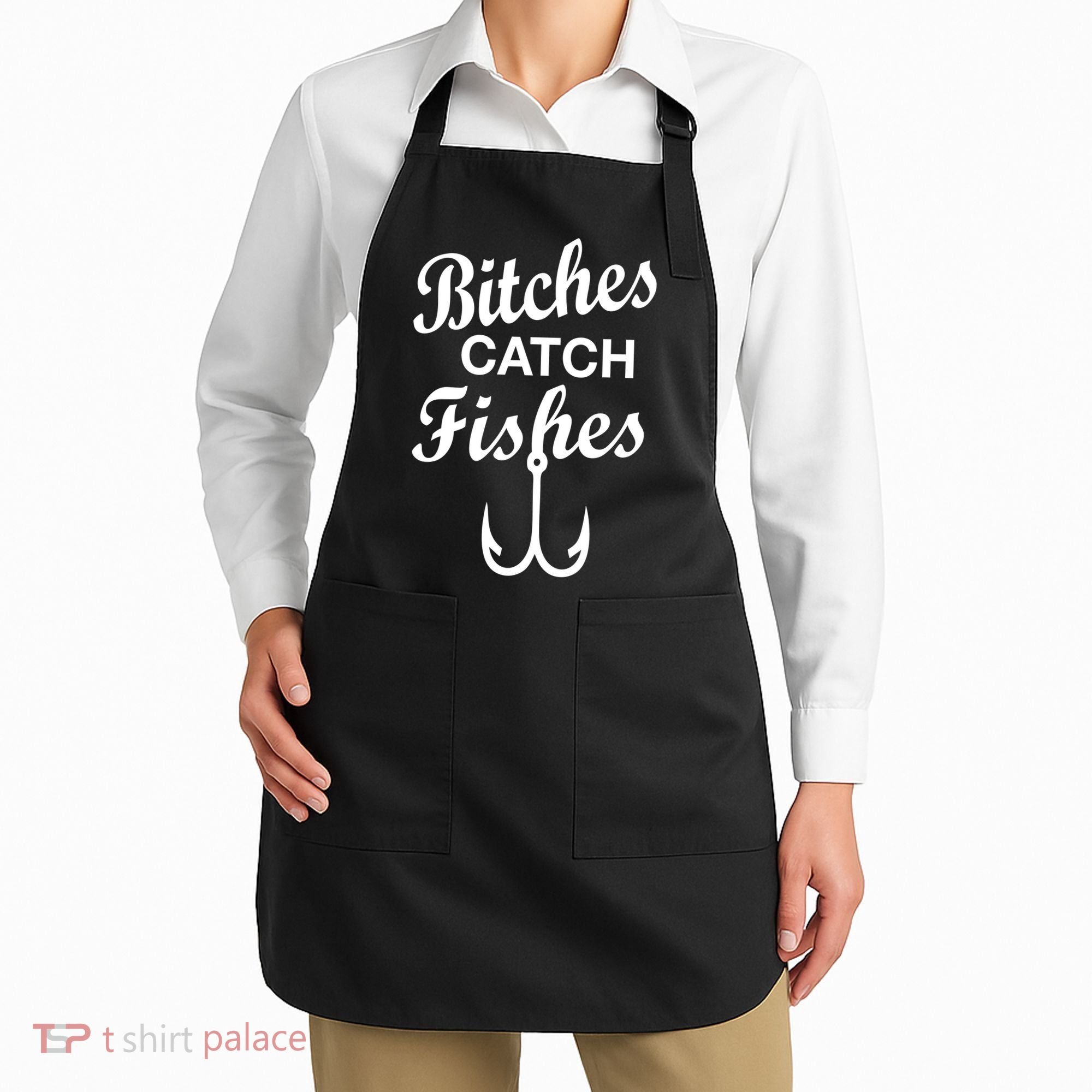 Fishing Girls Funny Apron