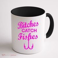 Fishing Girls Funny Coffee Mug thumb 1