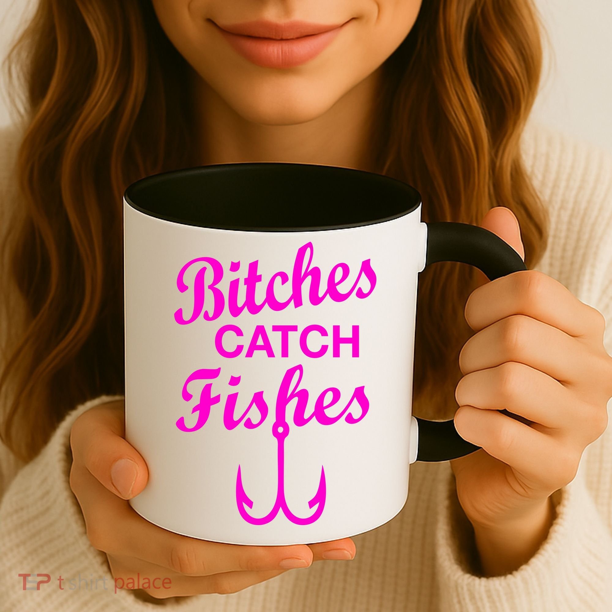 Fishing Girls Funny Coffee Mug
