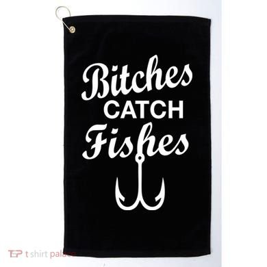 Fishing Girls Funny Golf Towel