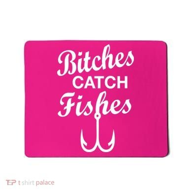 Fishing Girls Funny Mousepad
