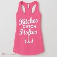 Fishing Girls Funny Women's Tank Top thumb 0