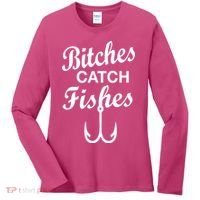 Fishing Girls Funny Women's Long Sleeve Shirt thumb 0