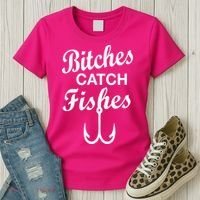 Fishing Girls Funny Women's T-Shirt thumb 3