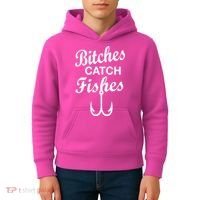 Fishing Girls Funny Kids Hoodie thumb 4