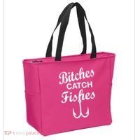 Fishing Girls Funny Tote Bag thumb 2