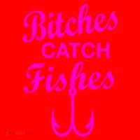 Fishing Girls Funny Santa Hat thumb 1