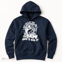 Fishing I Just Hold My Rod And Wiggle My Worm Hoodie thumb 0