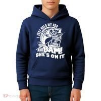 Fishing I Just Hold My Rod And Wiggle My Worm Kids Hoodie thumb 4