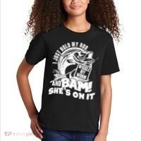 Fishing I Just Hold My Rod And Wiggle My Worm Kids T-Shirt thumb 2