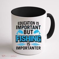 Fishing Is Important Coffee Mug thumb 1