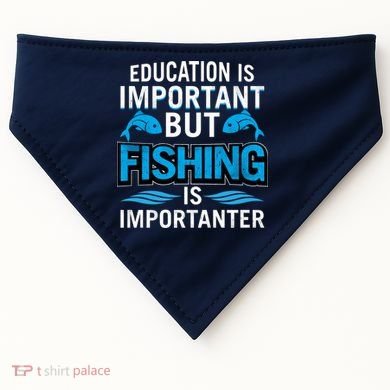 Fishing Is Important USA-Made Doggie Bandana