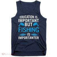 Fishing Is Important Tank Top thumb 0