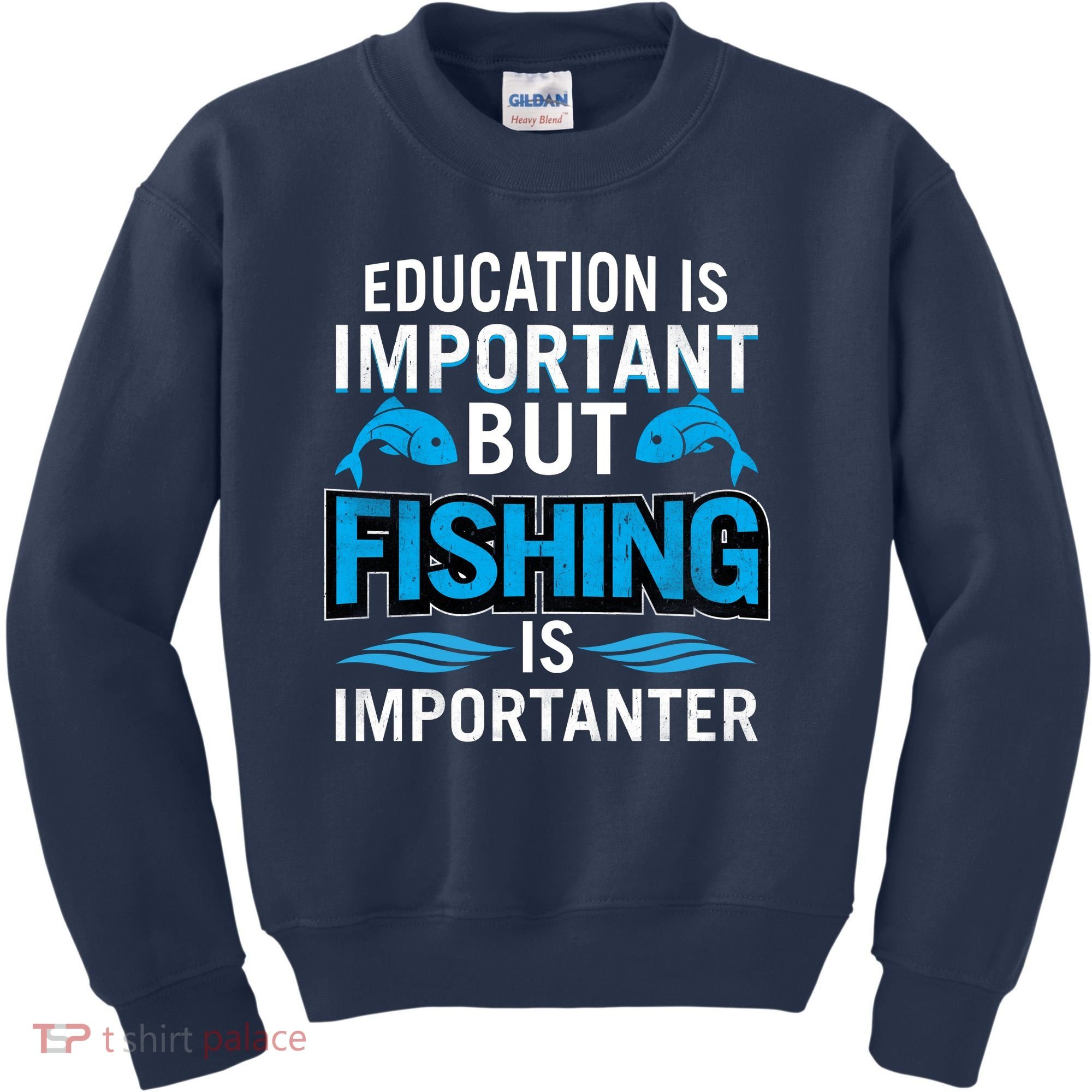 Fishing Is Important Kids Sweatshirt