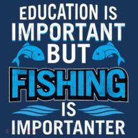 Fishing Is Important Kids Sweatshirt thumb 2