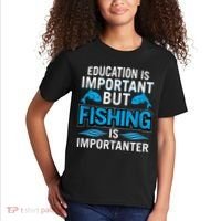 Fishing Is Important Kids T-Shirt thumb 2