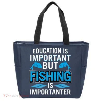 Fishing Is Important Tote Bag