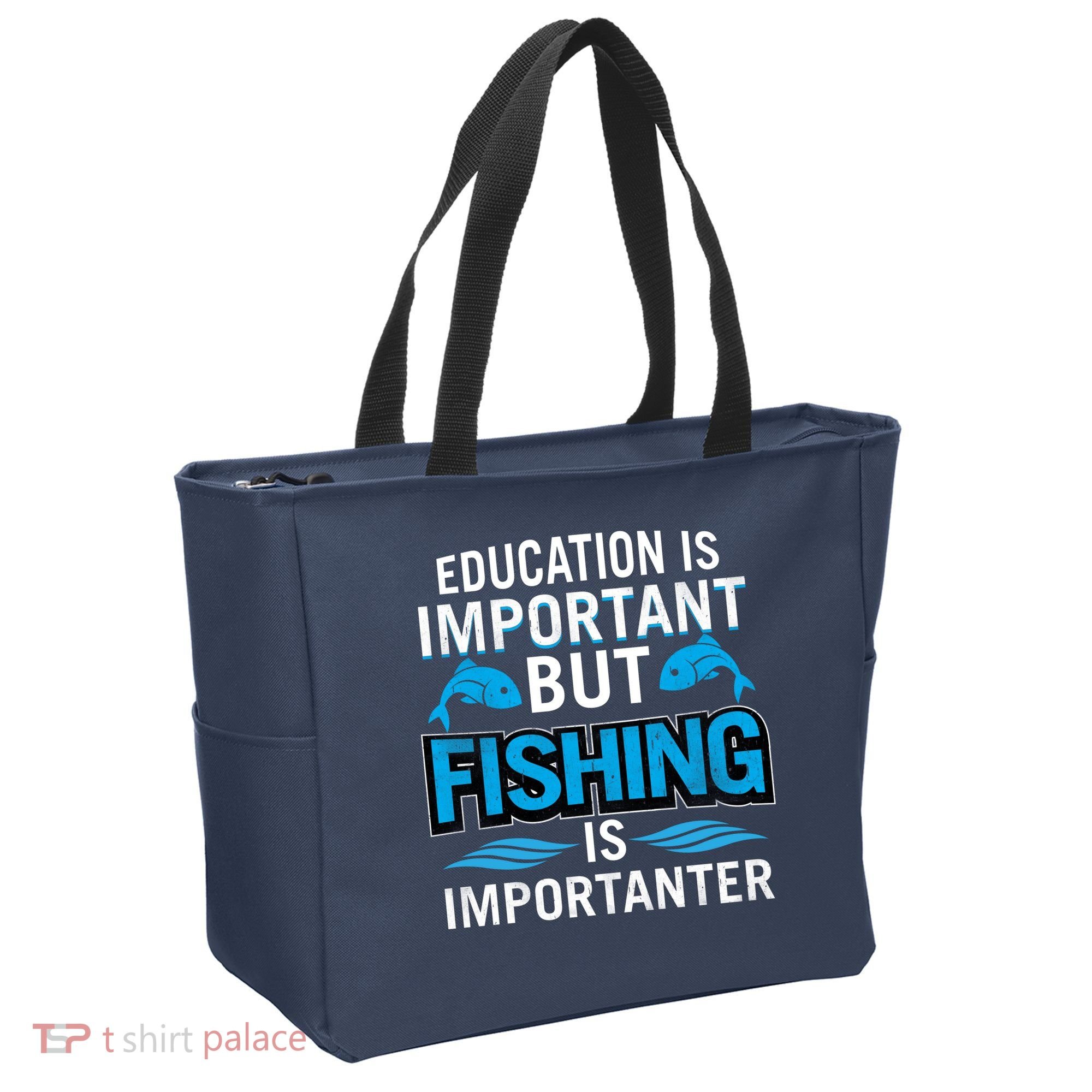 Fishing Is Important Tote Bag